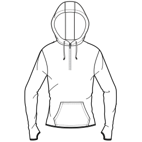 Patron ropa, Fashion sewing pattern, molde confeccion, patronesymoldes.com Sweatshirt 9188 LADIES Sweatshirt